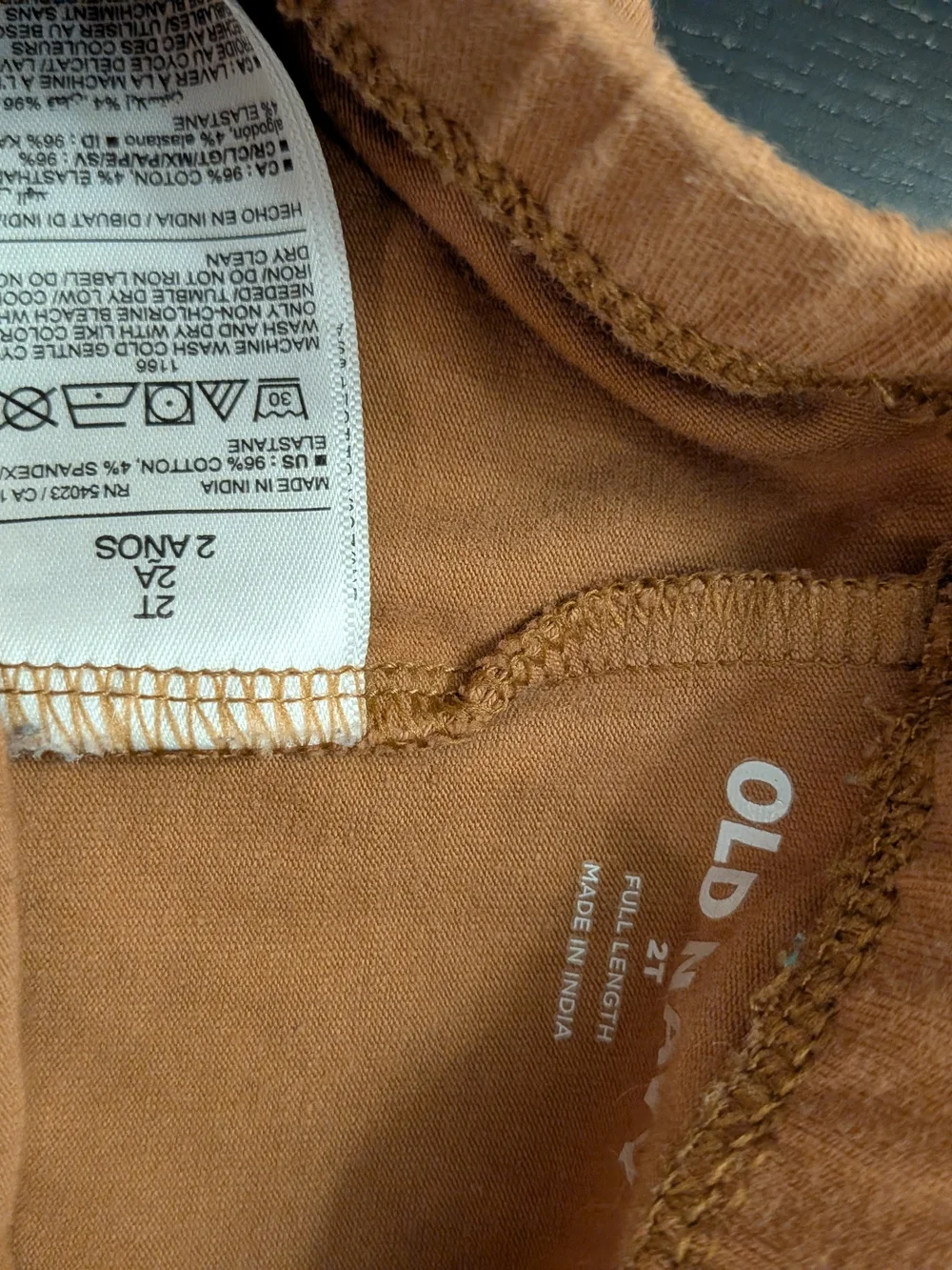 Old Navy Girls' Leggings Set - Tan and Shimmering Black